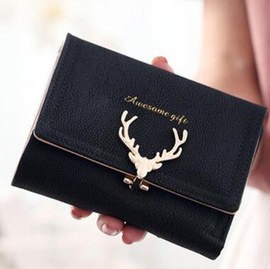 Korean Fashion Frosted Deer Woman Bag Multi Card Holding Bag Coin Purse