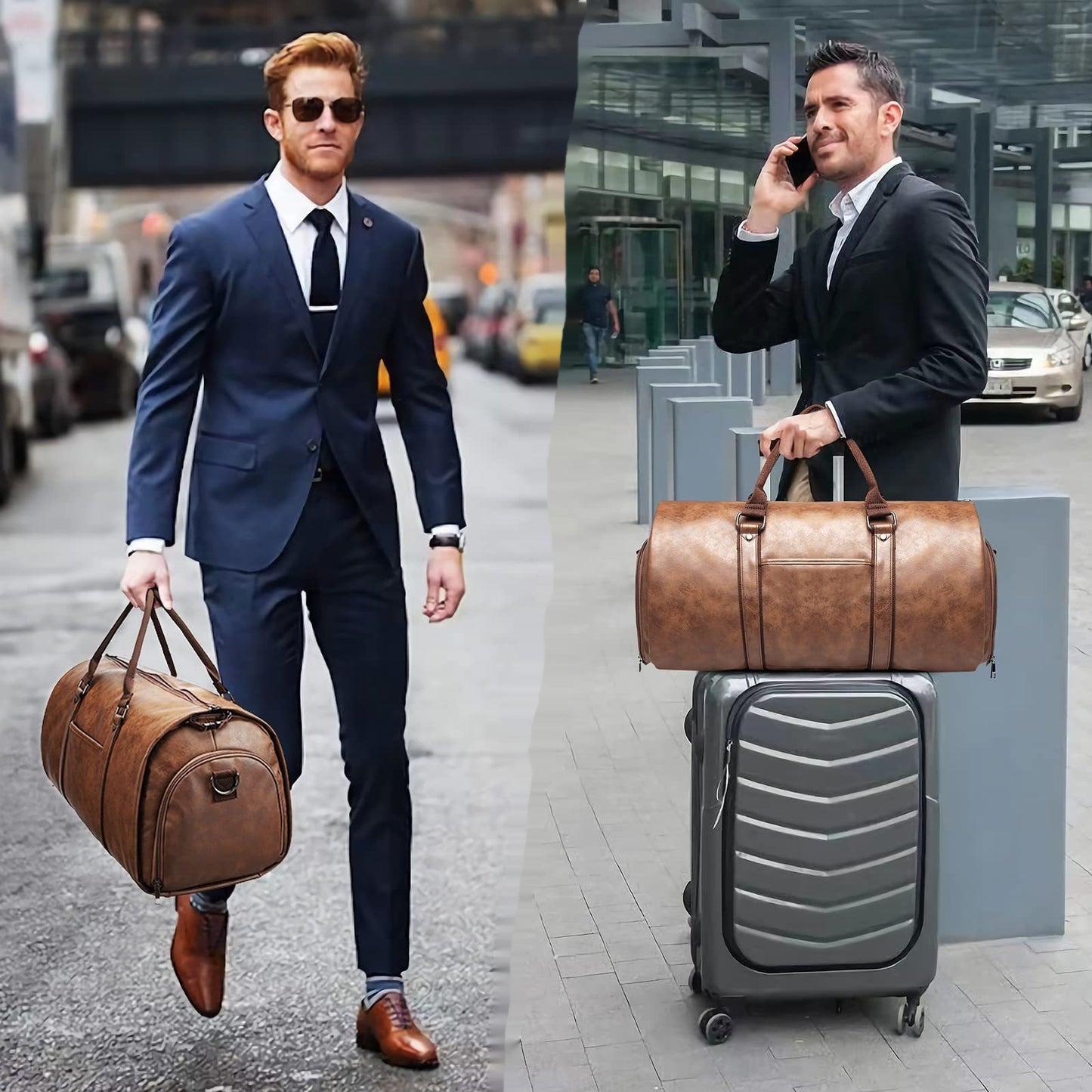 Personalized Men's Suit Travel Bag