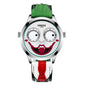 Russian Clown Men's Watch Leather Waterproof