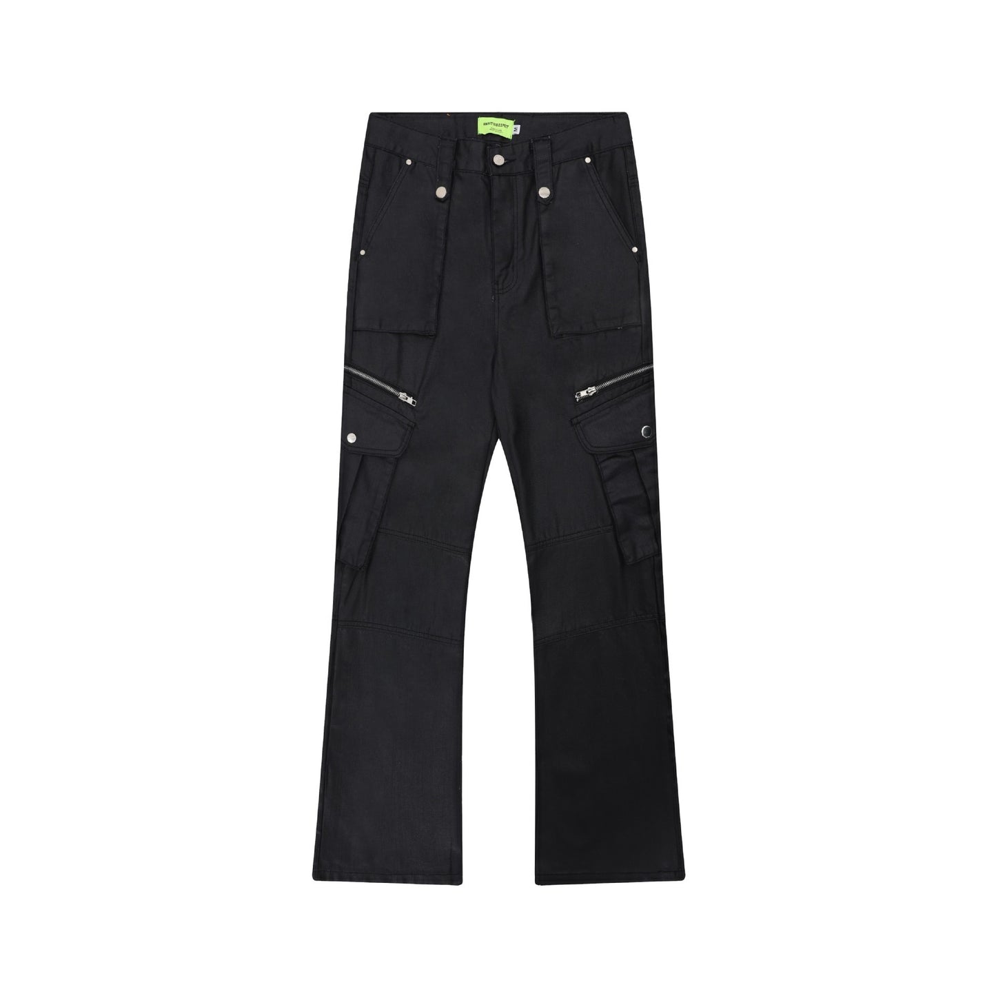 Zipper Multi-pocket Functional Overalls Stacked Casual Pants