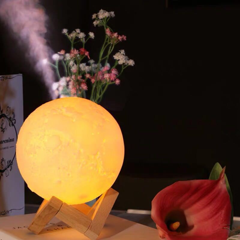 Creative night light moon light air humidifier