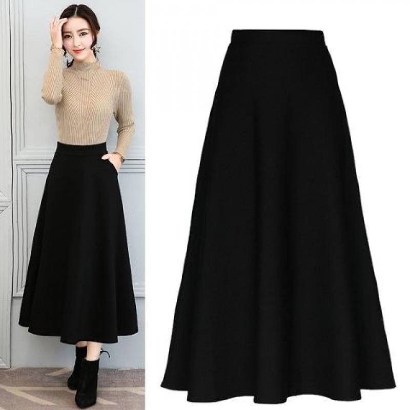 Women's Elastic High Waist Slim Skirt