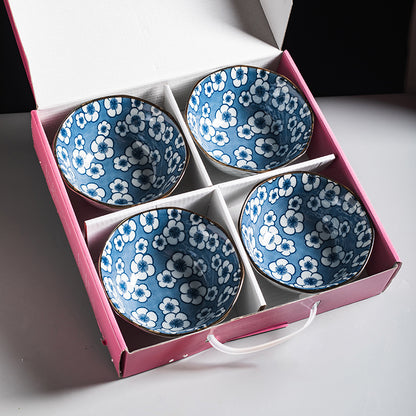 Creative dinner bowl ceramic bowl set