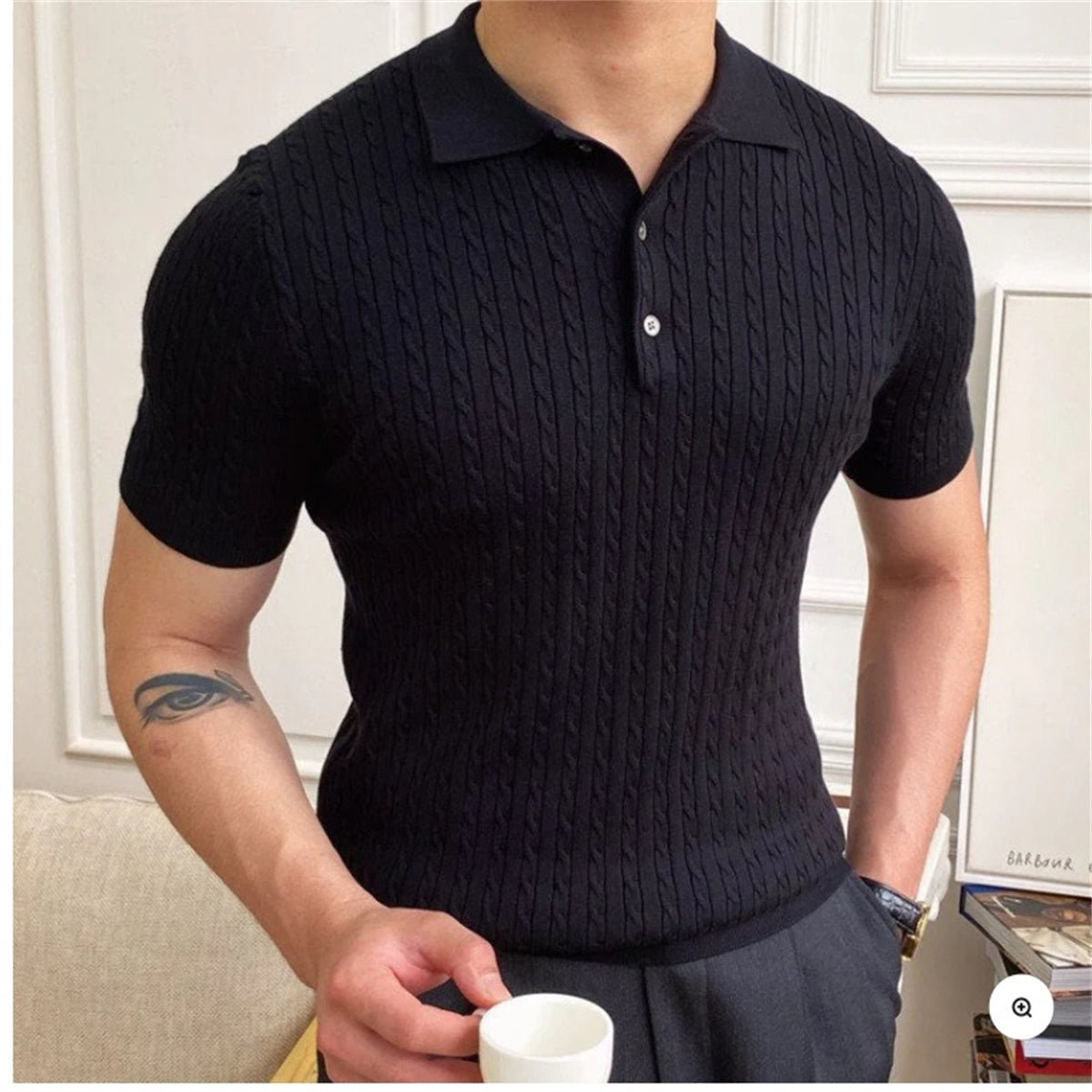 Men's Four-way Stretch Polo Shirt