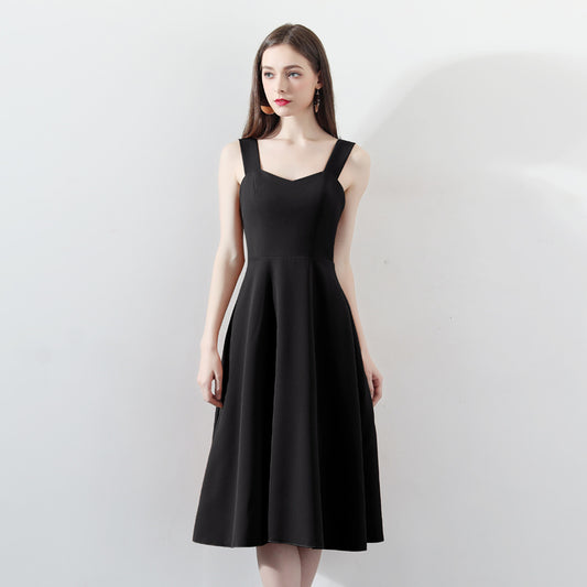 Fashion Suspender Small Evening Dress Dress Woman