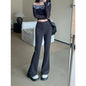 High Waist Slim Fit Women's Spring Versatile Slimming And Straight Casual Pants