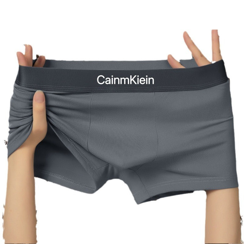 Solid Color Men's Underwear Comfortable Soft Boxers