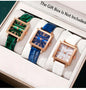 Square Watch Affordable Luxury Fashion Bamboo Pattern