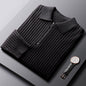 Autumn And Winter Leisure Slim-fit Handsome Sweater Half Zipper Top