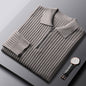 Autumn And Winter Leisure Slim-fit Handsome Sweater Half Zipper Top