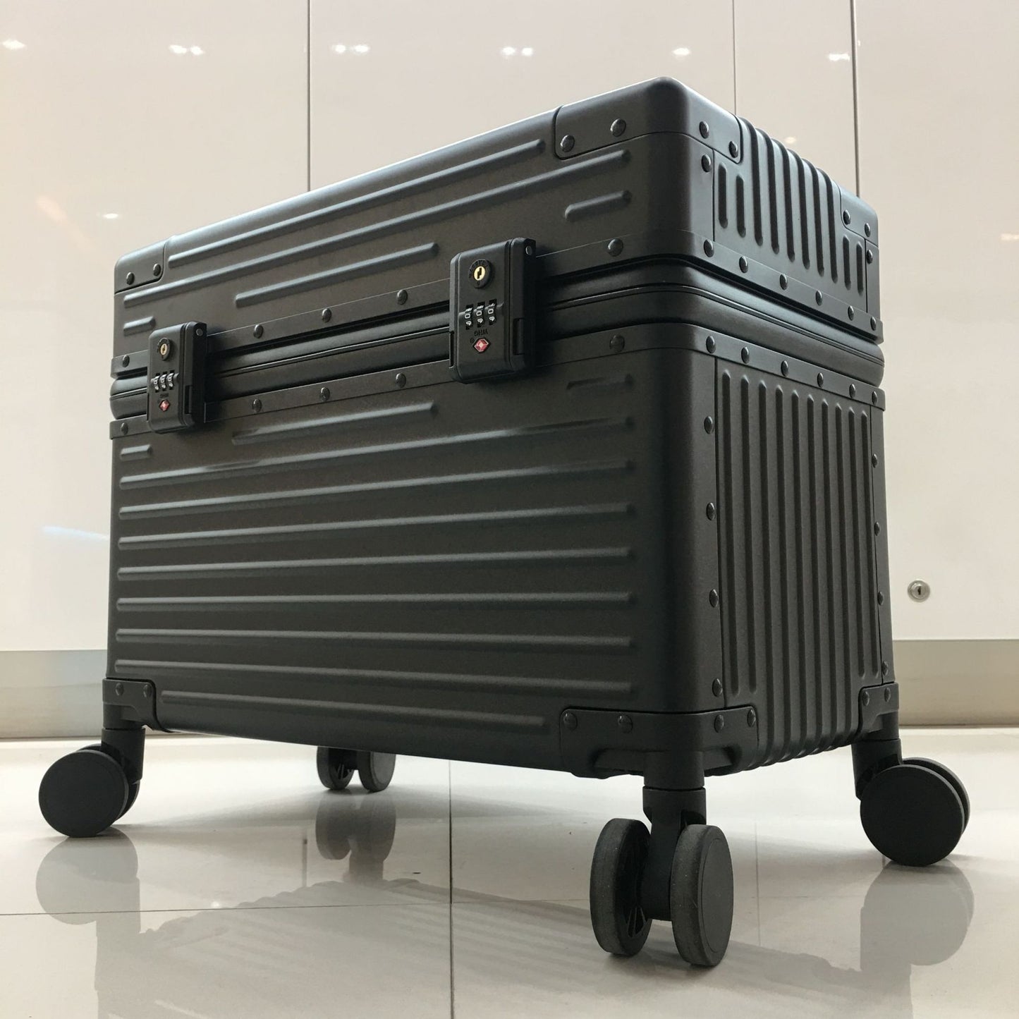 All-aluminum Luggage Travel Photography Trolley Case