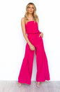 Women's Casual Off-shoulder Wrapped Chest Off-shoulder Trousers Suit