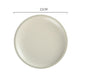 Morandi Ceramic Matte Western Dinner Plate Household Round Tableware Set Western Plate Pasta Flat Cake