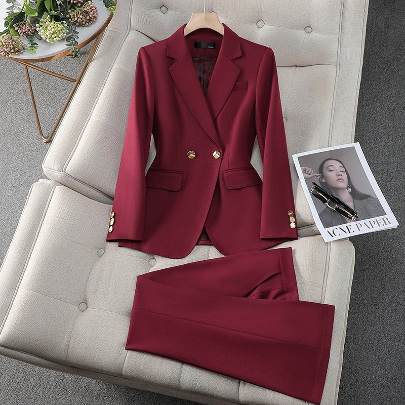 Suit Jacket Business Wear Temperament Annual Meeting Host Suit