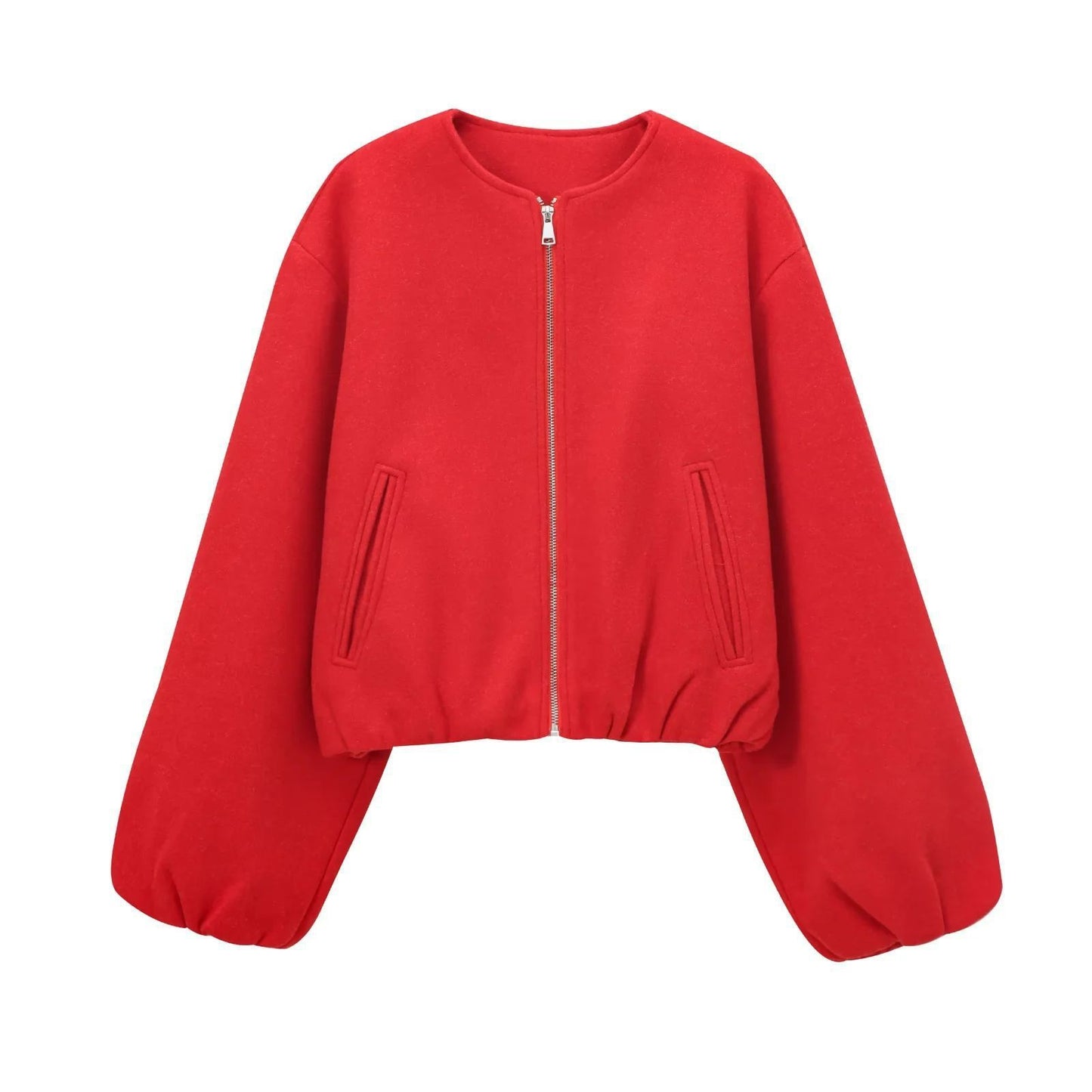 European And American Fashion Soft Bomber Jacket Coat