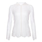 Slim Lace Inner Match Pearl Thin Cardigan