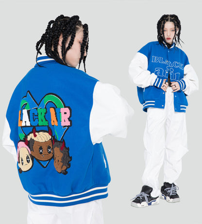 Jacket Embroidery Fun Cartoon Character