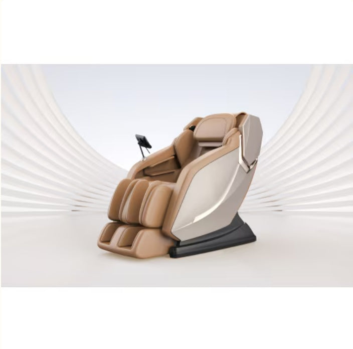 Full Body Zero Gravity Shiatsu Massage Chair SL-Track Recliner With Airbag Speaker LCD Screen Remote Control Voice Control BackLeg Heat