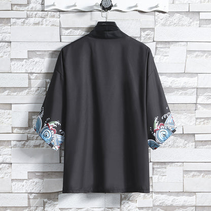 Printed Casual Sleeve Loose Top